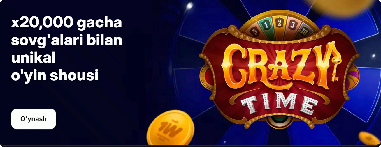 1Win slot o'yinlari - Sweet Bonanza, Gates of Olympus