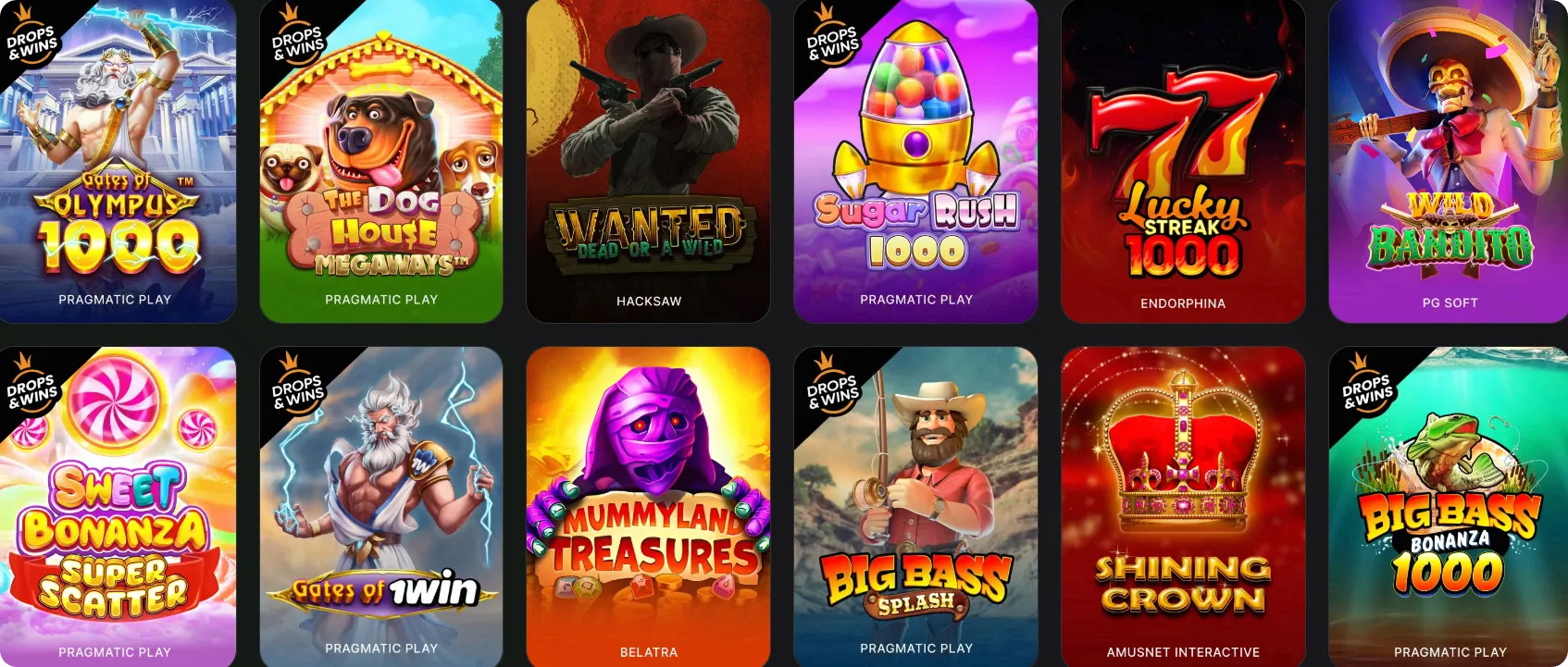 1Win stol o'yinlari - ruletka, blackjack, bakkara